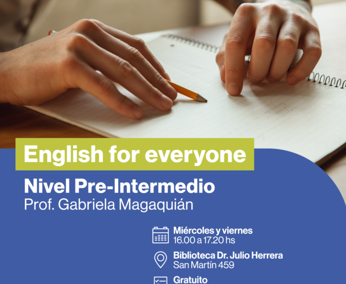 Talleres de inglés gratuitos en la biblioteca Dr. Julio Herrera
