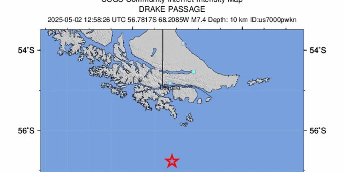 Un terremoto en el sur de Chile encendió alertas de tsunami: en Ushuaia hubo evacuaciones preventivas