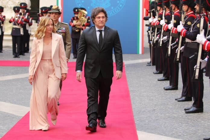 Milei y Meloni firman plan bilateral para inversiones y cooperación energética