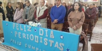Una celebración con fe y gratitud: periodistas se congregaron junto a la Virgen del Valle