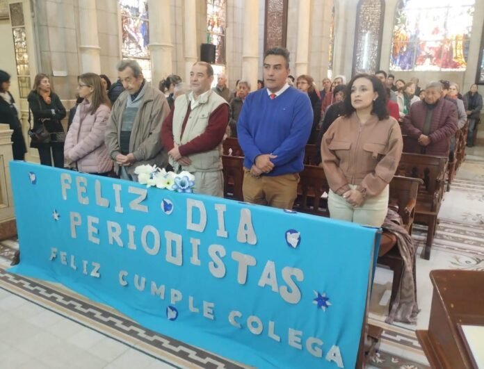 Una celebración con fe y gratitud: periodistas se congregaron junto a la Virgen del Valle