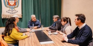 Raúl Jalil se reunió con directivos del INTA