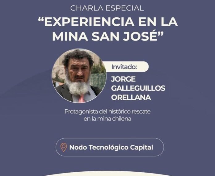 Uno de los mineros rescatados en el histórico salvataje de Chile compartirá una charla