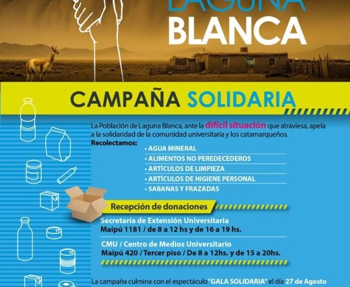 Campaña solidaria: La UNCA por Laguna Blanca
