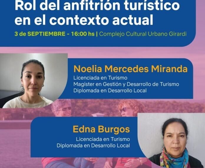 Brindan una charla sobre el “El Rol del Anfitrión Turístico en el contexto actual”