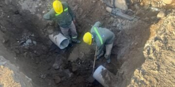 Corte de agua en Villa Cubas y barrios aledaños por reparación de cañería
