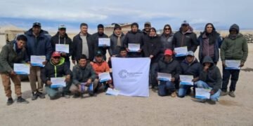 Jornada sobre esquila y mantenimiento de maquinarias en Laguna Blanca