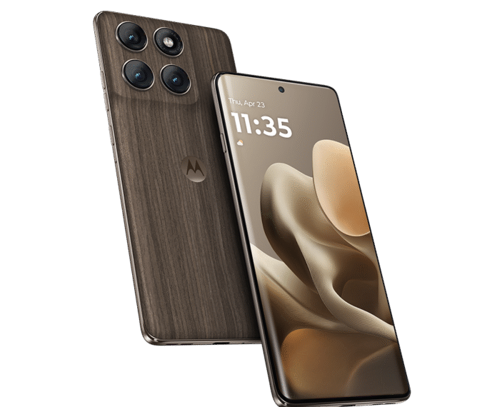 Motorola edge 60 pro en color PANTONE Walnut: la nueva edición con acabado en madera, disponible en Argentina