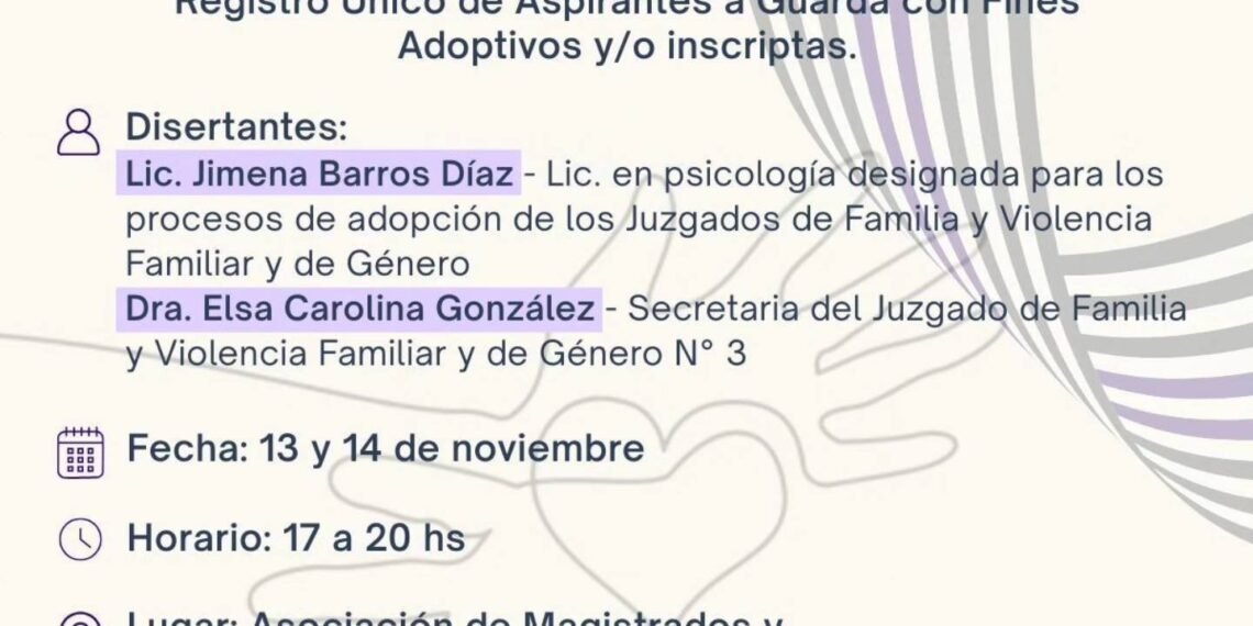 “Camino a la Adopción”: el Poder Judicial impulsa jornadas para comprender el proceso de adopción
