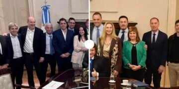 Francos y Catalán volvieron a la Casa Rosada para hacer la «transición» con Adorni y Santilli