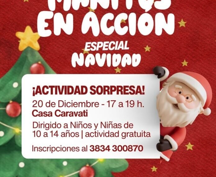 Cultura de la Capital celebra la víspera de la Navidad con propuestas pensadas para las infancias