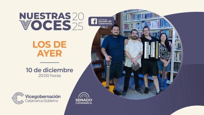 El nuevo episodio de “Nuestras Voces” presenta desde Chile al grupo Los de Ayer