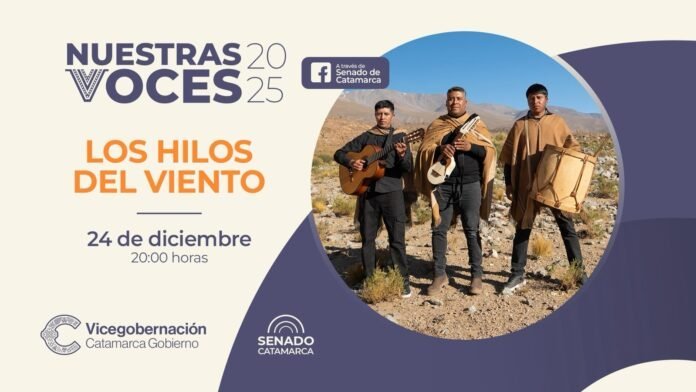 El último episodio de “Nuestras Voces” 2025 presenta desde Laguna Blanca a Los Hilos del Viento