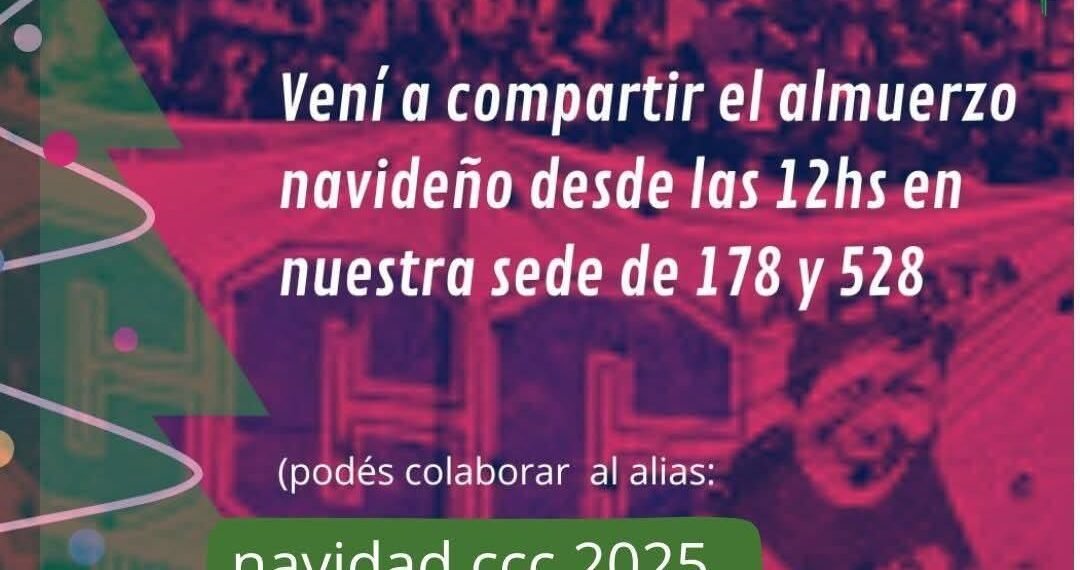 «Ninguna familia sin Navidad»: arman una mesa gigante frente al Congreso para 5.000 personas en situación de calle