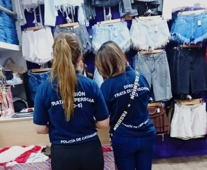 Operativo de prevención de la Trata de Personas y Explotación Laboral en el centro de la Capital