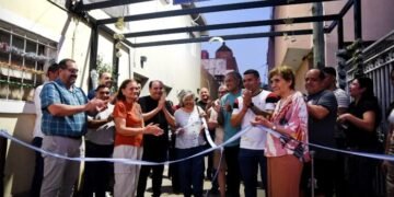Saadi inauguró obras de intervención paisajística en el Pasaje Jardín