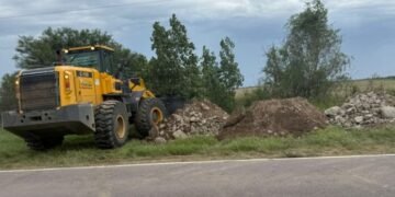 Continúan los trabajos en Ruta Nacional 64