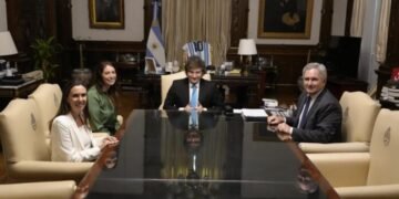 Milei se reunió con la dirigente venezolana Elisa Trotta