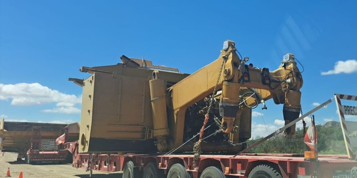 Se interrumpirá momentáneamente el transito en La Cébila por desplazamiento de transporte de gran porte