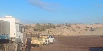 Tránsito interrumpido en tramo de Ruta Nacional 60 por crecida de río