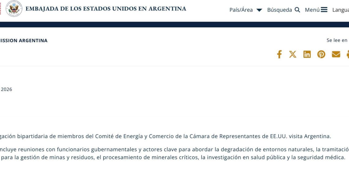 Un avión militar, minerales críticos y silencio oficial: la opaca visita de funcionarios de EE.UU. a Ushuaia