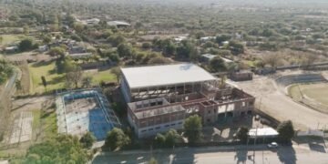 El Polideportivo de Valle Viejo tiene un importante avance y será una realidad este año