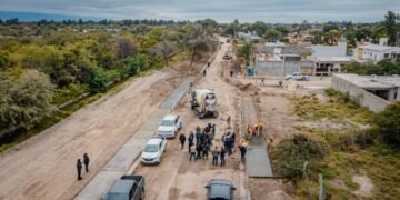 Comenzaron las obras de urbanización en el barrio 140 Viviendas de Valle Viejo