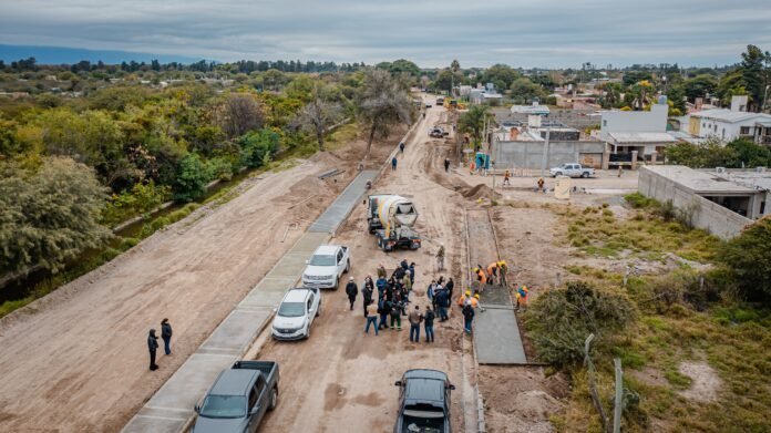 Comenzaron las obras de urbanización en el barrio 140 Viviendas de Valle Viejo