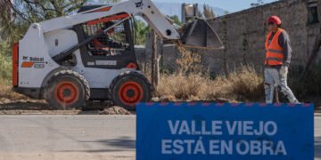 Continúan los trabajos de la red cloacal en Valle Viejo, cuatro frentes de obra activos entre el 23 y el 26 de junio
