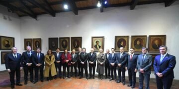 Ante Milei y sus ministros, García Cuerva pidió unidad inspirado en Messi y alertó sobre la corrupción