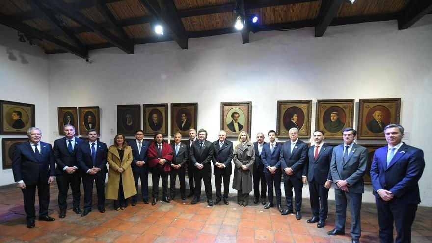 Ante Milei y sus ministros, García Cuerva pidió unidad inspirado en Messi y alertó sobre la corrupción