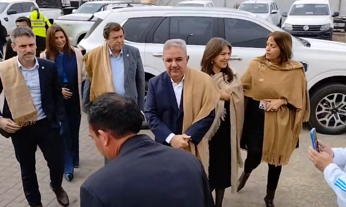 En vivo desde el Predio Ferial: Raúl Jalil llegó para inaugurar la 55° Fiesta Nacional e Internacional del Poncho