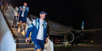 Tras realizar su última práctica en Miami, la Selección llegó a Atlanta para preparar su partido con Egipto
