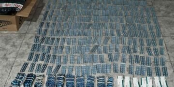 Detienen a una mujer y secuestran 7.600 comprimidos de Midazolam durante un operativo antidroga