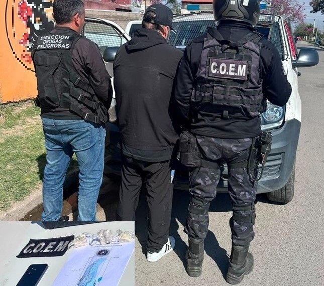Detuvieron a un hombre con cocaína durante un operativo en la zona norte de la Capital