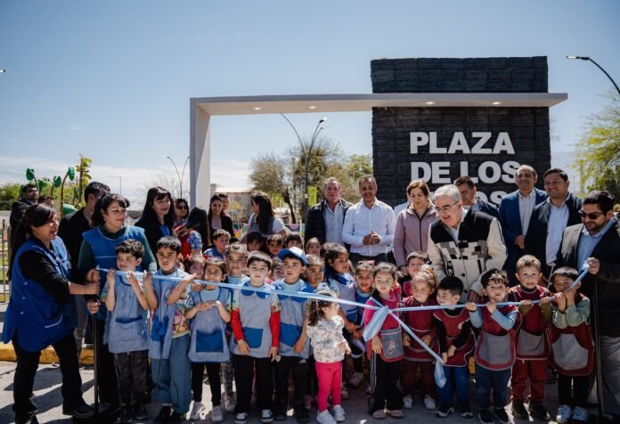 Saujil ya tiene su Plaza de los Niños y nuevas calles pavimentadas