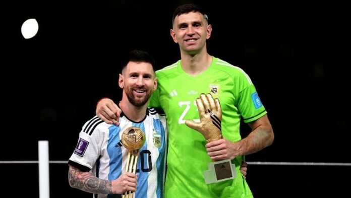 Dibu Martínez habló de la despedida de Messi y postuló a Nico Paz para la 10