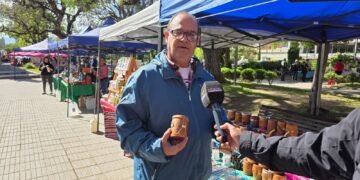 Feriantes de la Plaza 25 de Mayo acordaron permanecer hasta el Día de la Madre