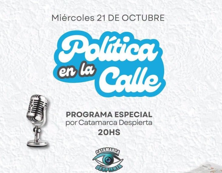 Hoy en Política en La Calle – Streaming tenemos un invitado de lujo.