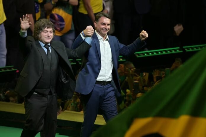 Milei pronosticó un triunfo de Bolsonaro y defendió su modelo económico