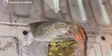 Personal policial secuestró Marihuana en el Este de la Capital